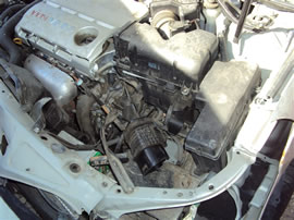 Z14794 2004 SOLARA-3.3L AT FWD 2DR CPE SE MODEL,BROKEN IGNITION NOT ABLE 
TO CK MILEAGE OR TEST ENG-TRANSM,CA EMISS,BLOWN AIRBGS,W CC,W ABS,W 
SUNROOF,BLACK CLOTH INT DIRTY W PWR DOORS,
